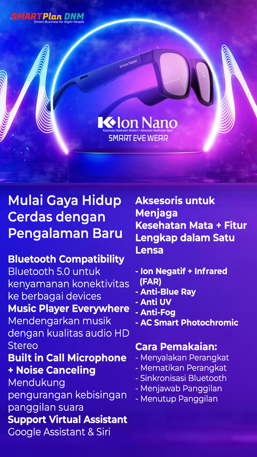 K-Ion Nano Smart EyeWear -new